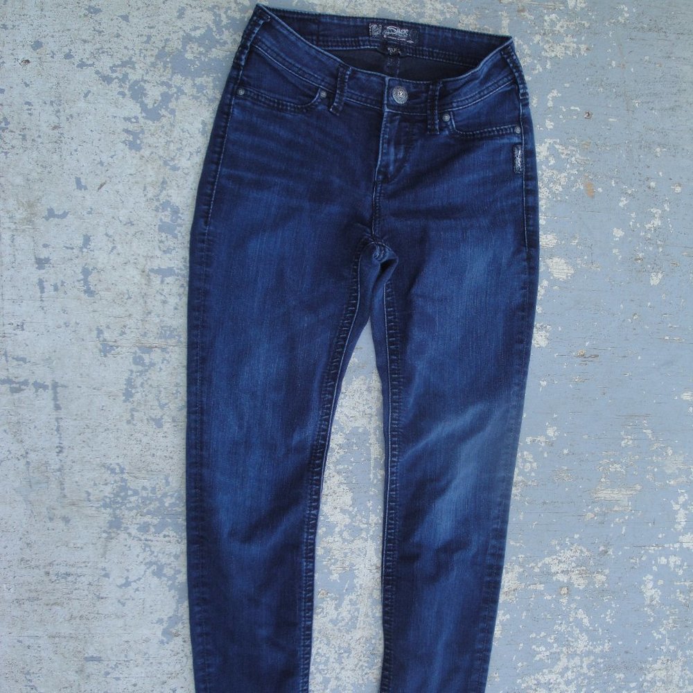 Silver Jeans Suki Super Skinny 26X31 Medium Wash